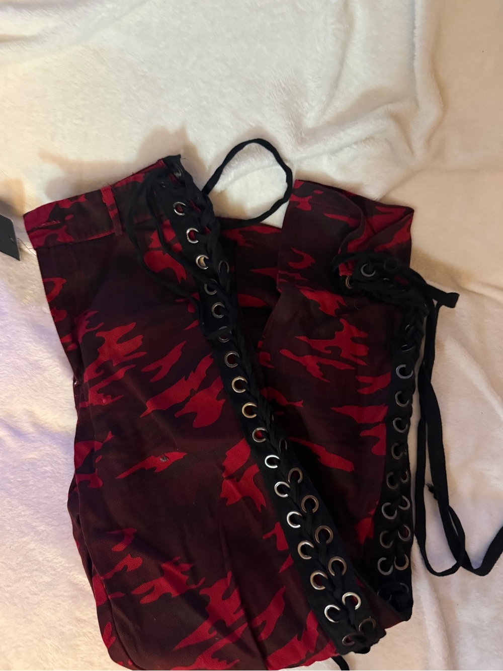 Fashion Nova Lace Up Pants